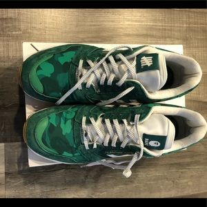 Adidas ZX8000 Undefeated x BAPE Green